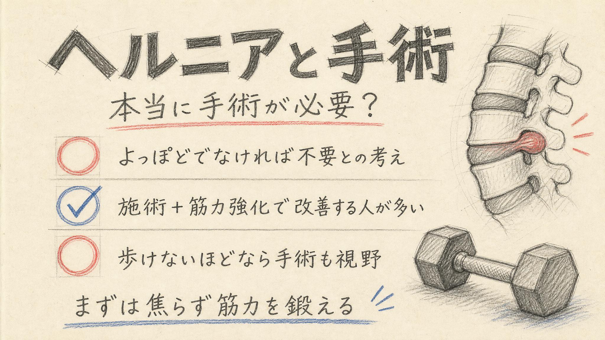 MRIでヘルニアと言われたら｜手術は本当に必要？院長の考え | 【兵庫県